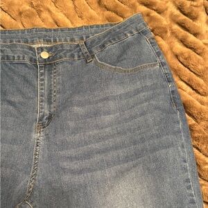 Women’s Plus Size Curve Distressed Jeans - Size 4XL / Size 24